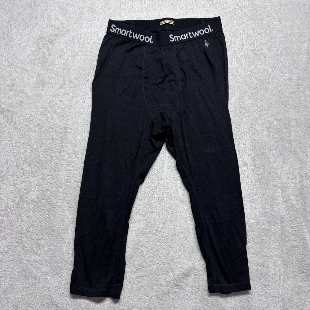 Smartwool Mens M Merino 150 Base Layer 3/4 Bottom Black SW016527